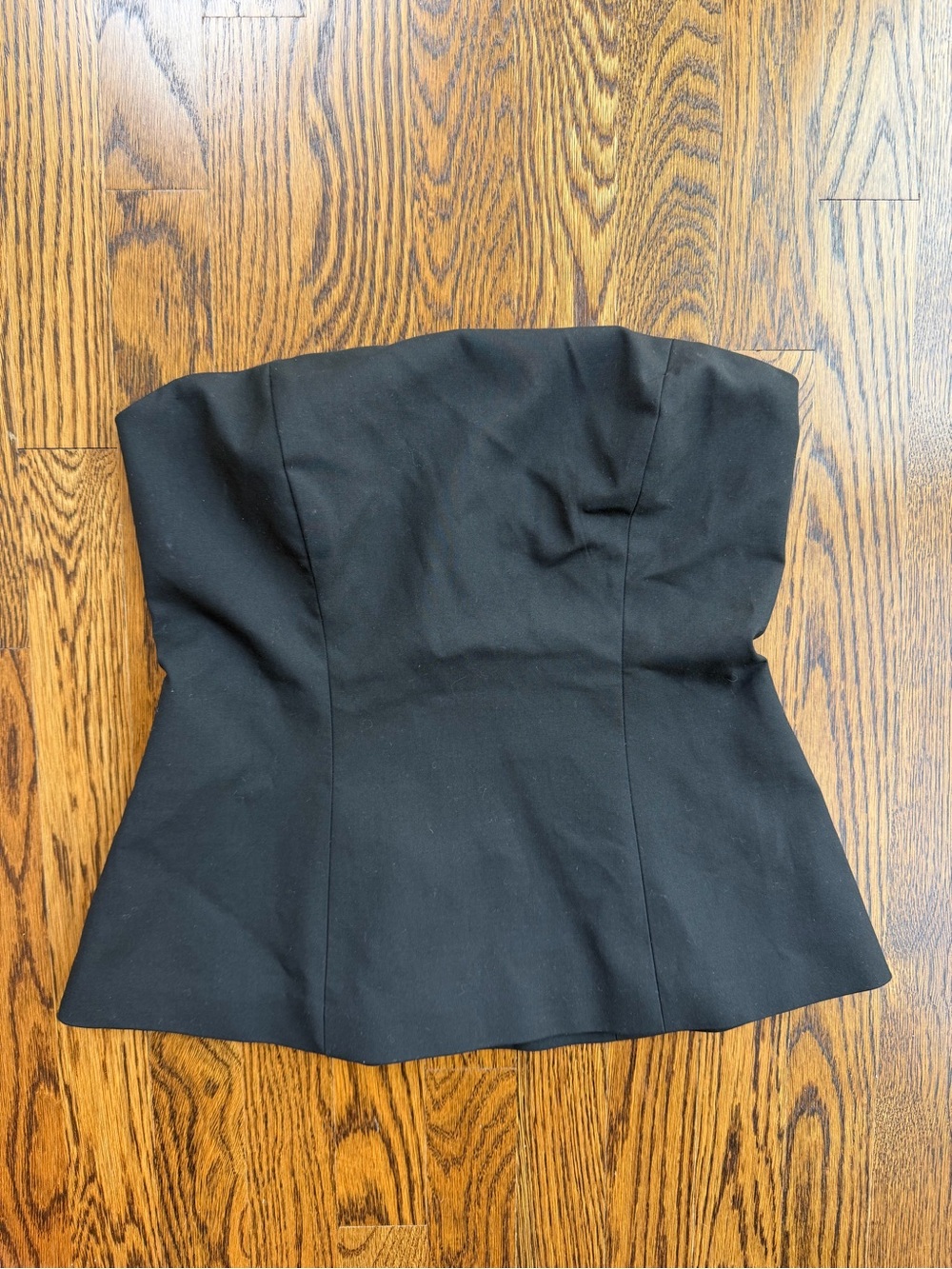 Zara Strapless Black Whimsigoth Y2K Womens Dressy Top